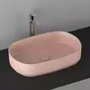 Infinity nadgradni lavabo 55cm salmon