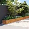 Povišena vrtna gredica 960 x 50 x 36 cm od čelika COR-TEN