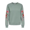 JDY Majica JDYPARIS zelena/pastelno zelena/roza/malina