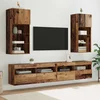 Zidni TV ormari Zidne 2 pcs Staro drvo 40,5 x 30 x 90 cm