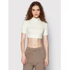 Reebok Bluza HH7370 Bež Slim Fit