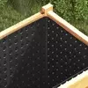 Pucketana odvodna ploča 2 pcs Crna 0,5 x 20 m HDPE