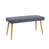 Hanah Home Trpezarijska klupa Stormi Bench Bež-Teget
