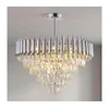 BRILAGI - Pritrjen lestenec ECLIPSE 9xE14/10W/230V premer 58 cm srebrn