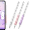 Silikonski ovitek za Apple Pencil (3 kosa) – USB-C, 1. in 2. generacija, bela + vijolična + roza