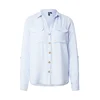VERO MODA Bluza VMBUMPY svetlo modra/bela