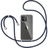 Ovitek z vrvico za iPhone 15 Pro, modra