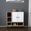 Wallity Komoda Platin 100x100x35cm Hrast-Bela