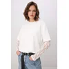 Trendyol Milla Ženska majica TWOSS26TS00191, Bela