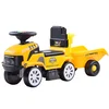 Guralica traktor s prikolicom – žuti