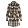 Cupshe Dolga srajca Plaid Collared Long Sleeve črna