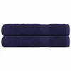 Vidaxl Savna brisače FROGN 2 kosa temno modre 80x200 cm 360 g/m2