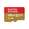SanDisk Extreme microSDXC 128 GB za akcijske kamere + SD adapter 170 MB/s in 80 MB/s, A2 C10 V30 UHS-I U4