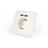 EnerGenie priključnica 2 x USB + CEE 7/3 2.4A Bela