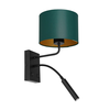 Zidna lampa ARDEN 1xE27/60W+1xG9/8W/230V zelena/zlatna