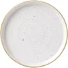 Plitvi krožnik Stonecast Barley White znamke CHURCHILL, z dvignjenim robom, o: 157 mm. (6 kos)