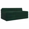 Sofa na razvlačenje Tamnozelena 120 x 60 x 49 cm Tkanina