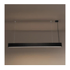 LED luster na sajli LED/55W/230V 3000/4000/6500K 120 cm crni