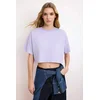 Trendyol Milla Ženska majica TWOSS23TS00038, Ljubičasta