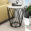 Hanah Home Klub sto Sofya, 46x57x46 cm, Krem