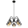 Plafonska svetiljka-visilica Maxy E27 maks. 5x40W crna Globo