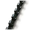 Q-Connect plastične hrbtne strani, 8 mm, črne, 100 kosov