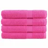 Vidaxl Premium brisače SOLUND 4 kos roza 80x200 cm 600 g/m2