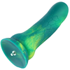 HiSmith HSA118 Crack Wax Gourd Silicone Dildo KlicLok 9.5 Green