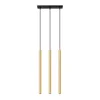 Sollux SL.1196 - Luster na sajli PASTELO 3xG9/8W/230V zlatni