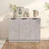 Komoda siva boja betona 90,5x30x70 cm od konstruiranog drva