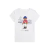 Otroška bombažna kratka majica Polo Ralph Lauren bela barva, 312A96120001