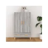 Den Visoka omarica siva sonoma 70x31x115 cm inženirski les
