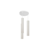 LED luster na sajli TUBA 3xGU10/4,8W/230V bela