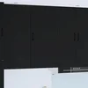 vidaXL Stenska kuhinjska omarica Črna 50 x 31 x 100 cm Konstruiran les