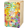 Sela Art Series Flower Power Cajon Wood-Cajon