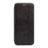 Maska na preklop Teracell Leather za Huawei P40, Crna