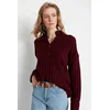 Trendyol Milla Ženski duks Twoaw21Kz0783, Bordo