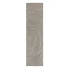 Svetlo siv volneni tekač 60x230 cm Lino Leaf - Flair Rugs