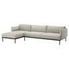 ÄPPLARYD Sofa 4-sed i lenjivac, Lejde svetlosiva
