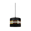 Luster na sajli CORAL 1xE27/60W/230V crna