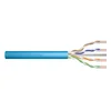 CAT 6A U-UTP installation cable, 500 MHz Dca (LSZH-1), AWG 23/1, 500 m drum, sx, blue