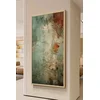 Wallity Dekorativna uramljena slika, 70x33cm, Šarena