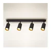 Brilagi - LED RGBW prigušiva spot svetiljka SELE 4xGU10/6W/230V crna/zlatna