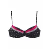 LASCANA Bikini zgornji del Monroe, črna