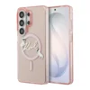 Maska Karl Lagerfeld IML KC Script MagSafe za Samsung S26 Ultra/ S948B roze