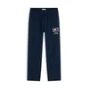 TOMMY HILFIGER Hlače Festive mornarska/rubin rdeča/bela