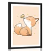 Plakat s paspartujem radovedna lisička - 20x30 no frame