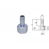 Adapter za creva 10mm, Ženski, 3/8, 22x19x36 mm