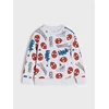 Sinsay - Dukserica crewneck Spider-Man - svetlo siva