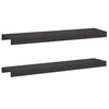 vidaXL Pokrivni profil za vrtno obrobo 2 kos 100 x 20 x 5 cm Jeklo
